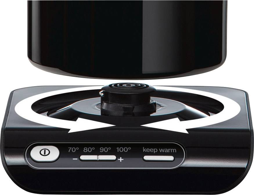 Bosch Haushalt TWK8613P Wasserkocher Schwarz, Edelstahl (gebürstet) Fassungsvermögen: 1500 ml