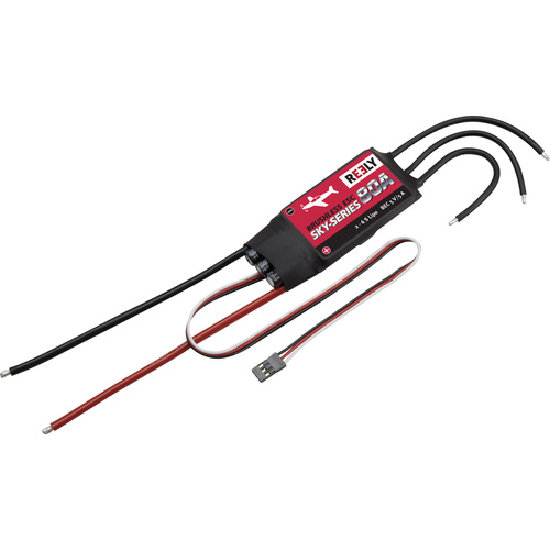 Reely Sky-Series 80A-UBEC Régulateur brushless pour avion Charge admissible (max.): 100 A