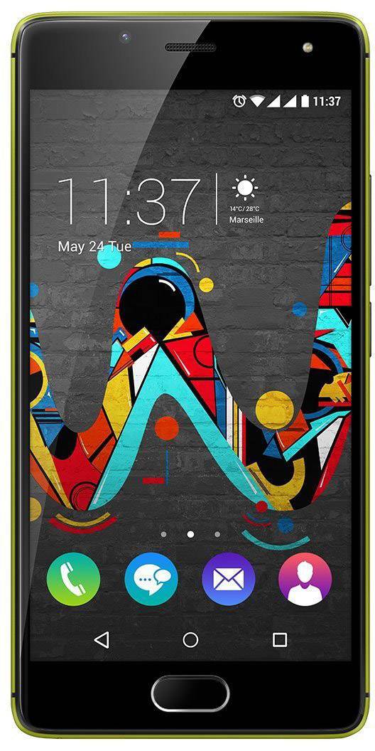 WIKO U FEEL SMARTPHONE LIMONE-GRAU