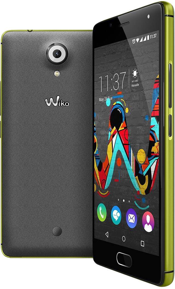 WIKO U FEEL SMARTPHONE LIMONE-GRAU