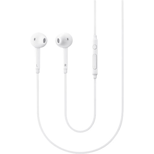 Samsung EO-EG920BW In Ear Kopfhörer kabelgebunden Weiß Lautstärkeregelung, Headset