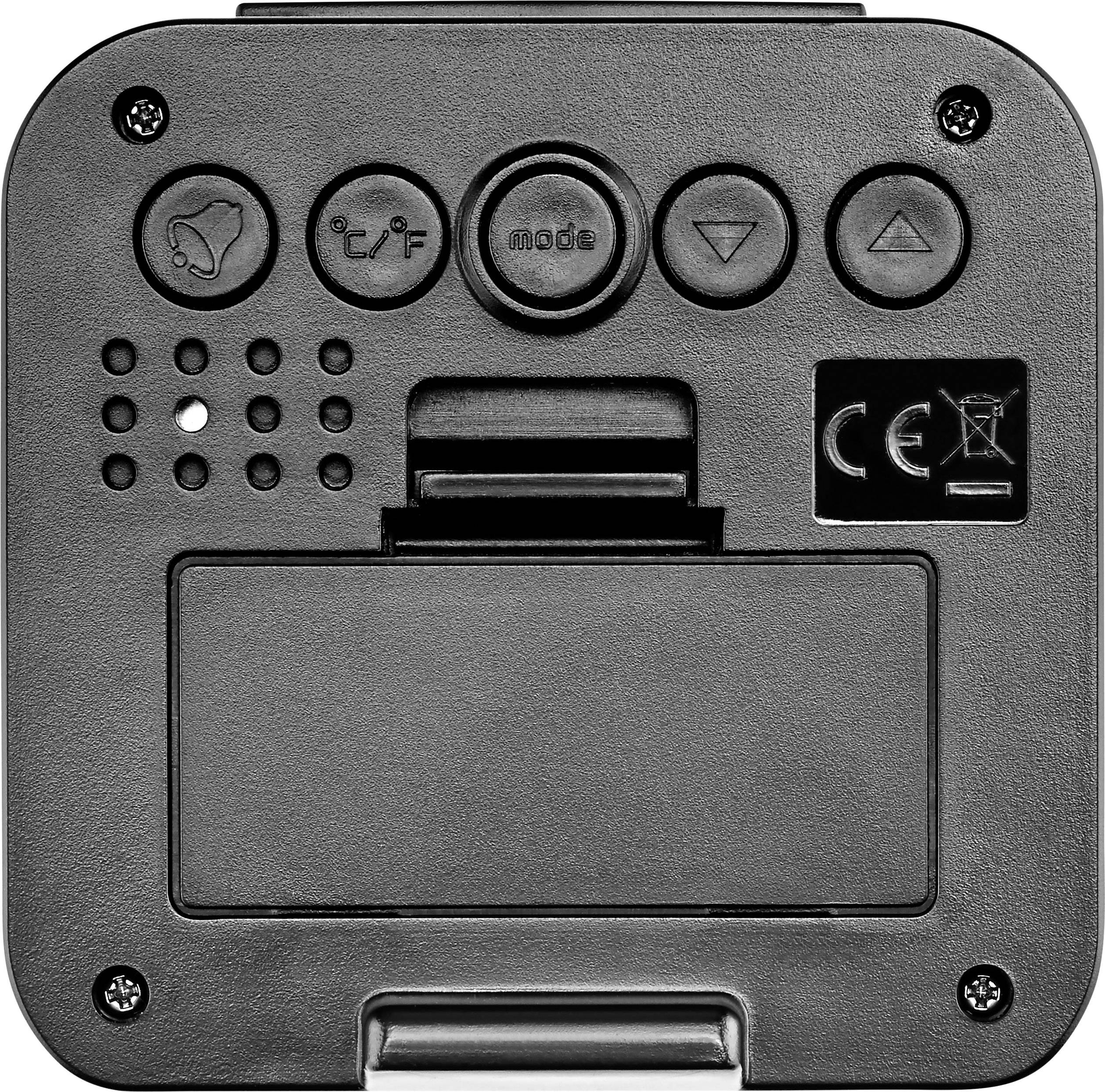 Eurochron RC130 Funk Wecker Anthrazit Alarmzeiten 2