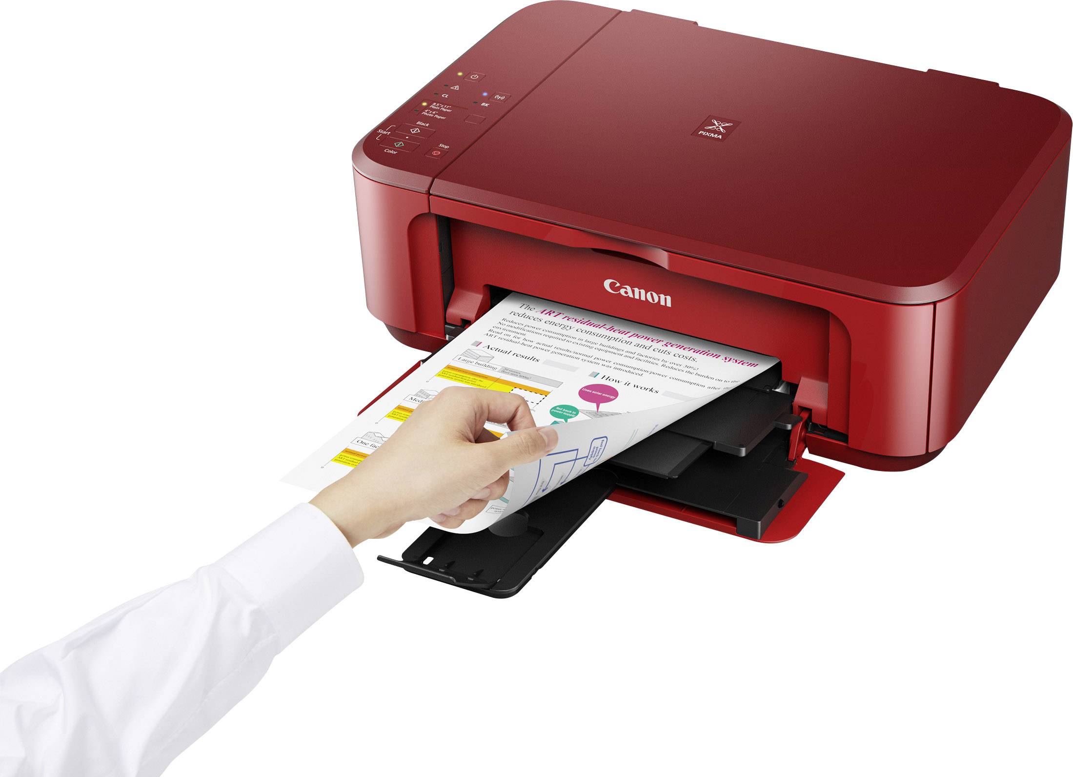 Canon PIXMA MG3650 Multifunktionsdrucker Tintenstrahl Farbe A4 Drucker, Scanner, Kopierer WLAN, Duplex