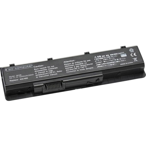 Batterie d'ordinateur portable Li-Ion 10.8 V ipc-computer A32-N55 REPLACE 5200 mAh