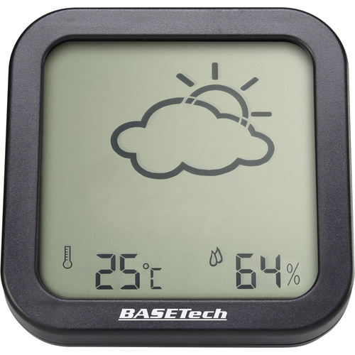 Basetech Thermo-/Hygrometer Anthrazit