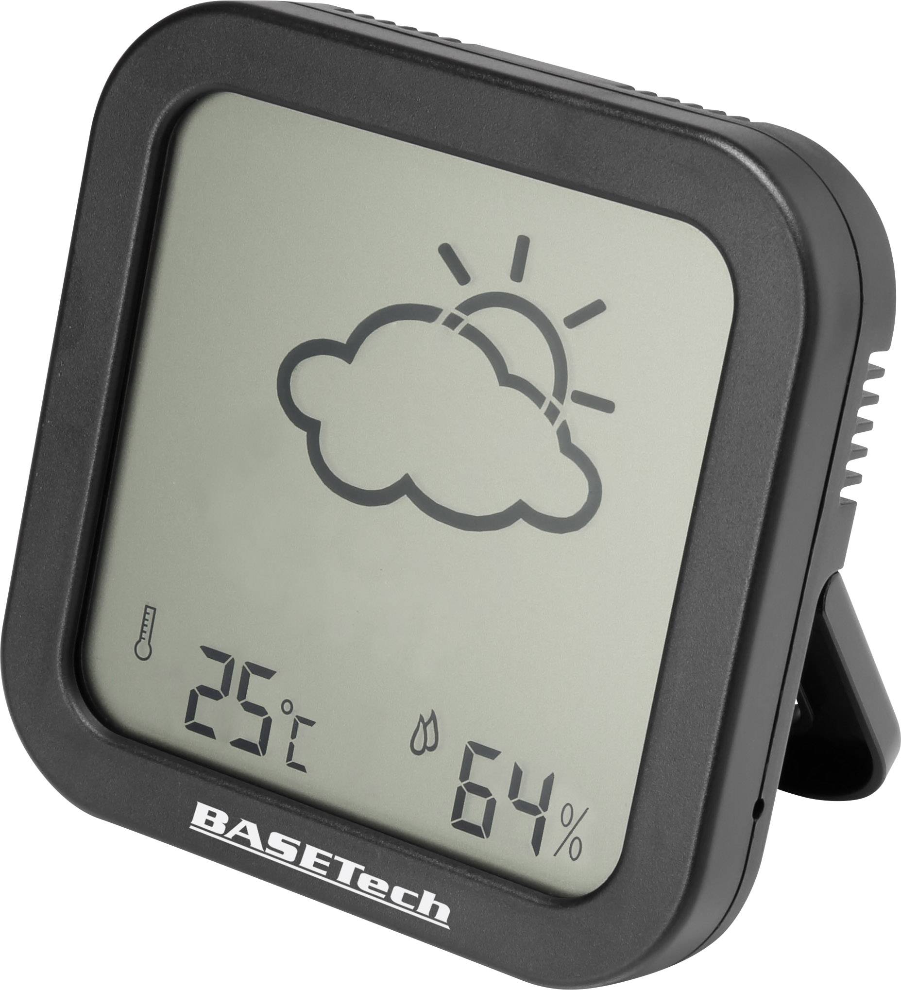 Basetech Thermo-/Hygrometer Anthrazit