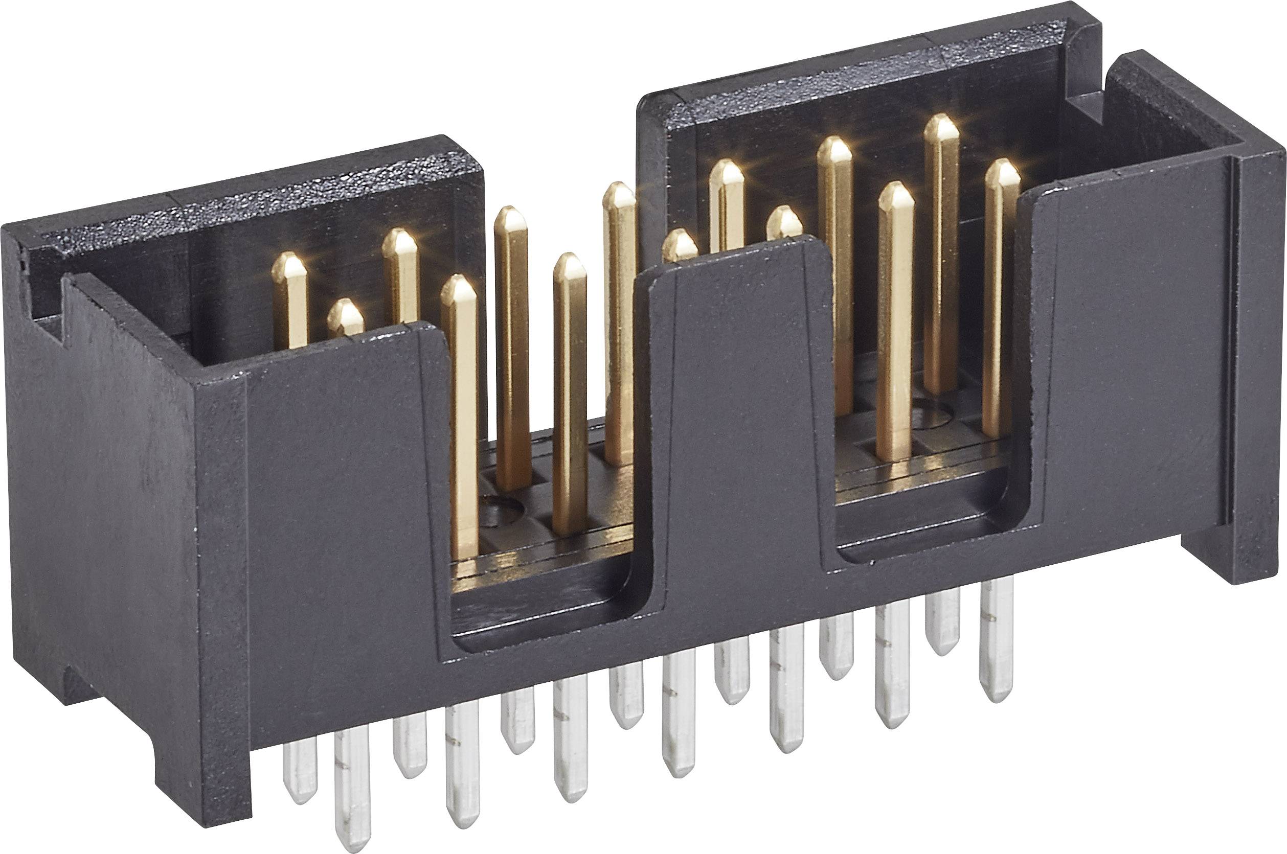 TE Connectivity 5103309-5 Stiftleiste Rastermaß: 2.54mm Polzahl Gesamt: 20 Anzahl Reihen: 2 1St.