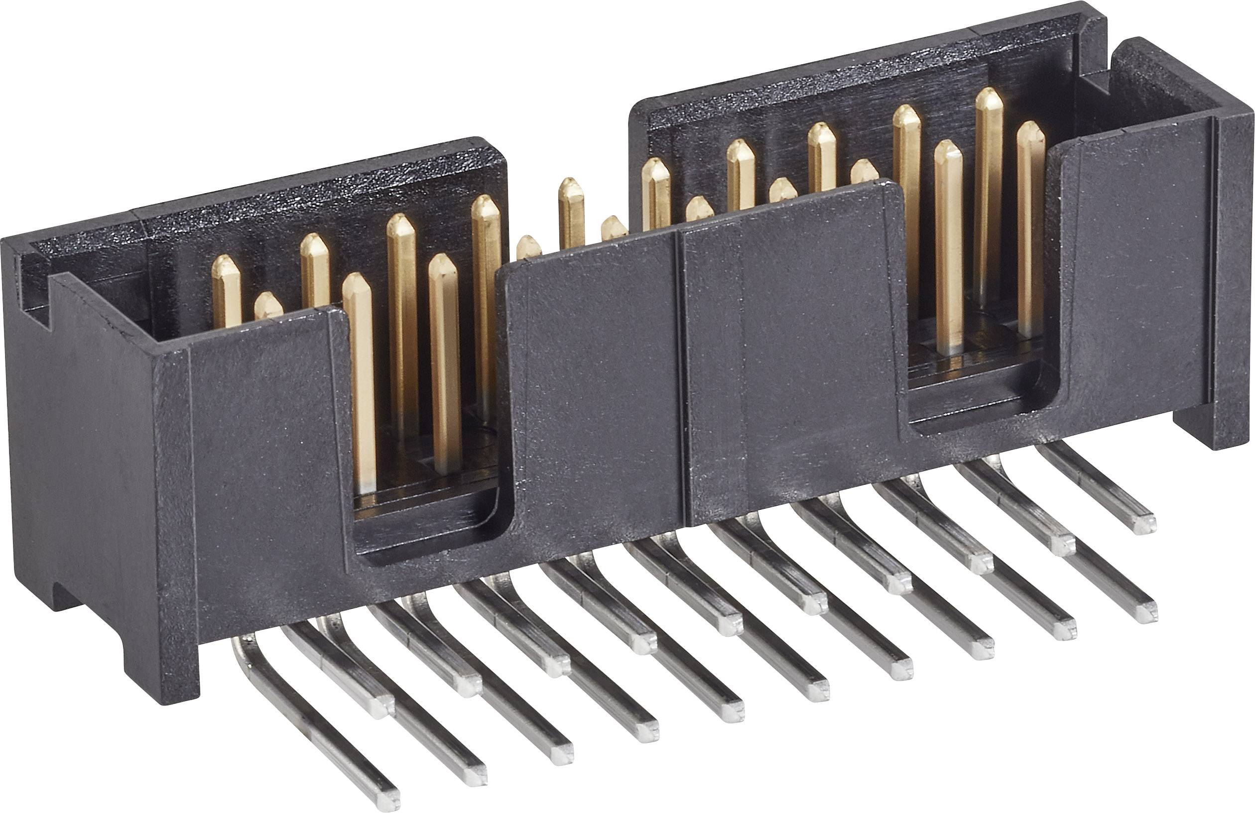 TE Connectivity 5103310-8 Stiftleiste Rastermaß: 2.54mm Polzahl Gesamt: 40 Anzahl Reihen: 2 1St.