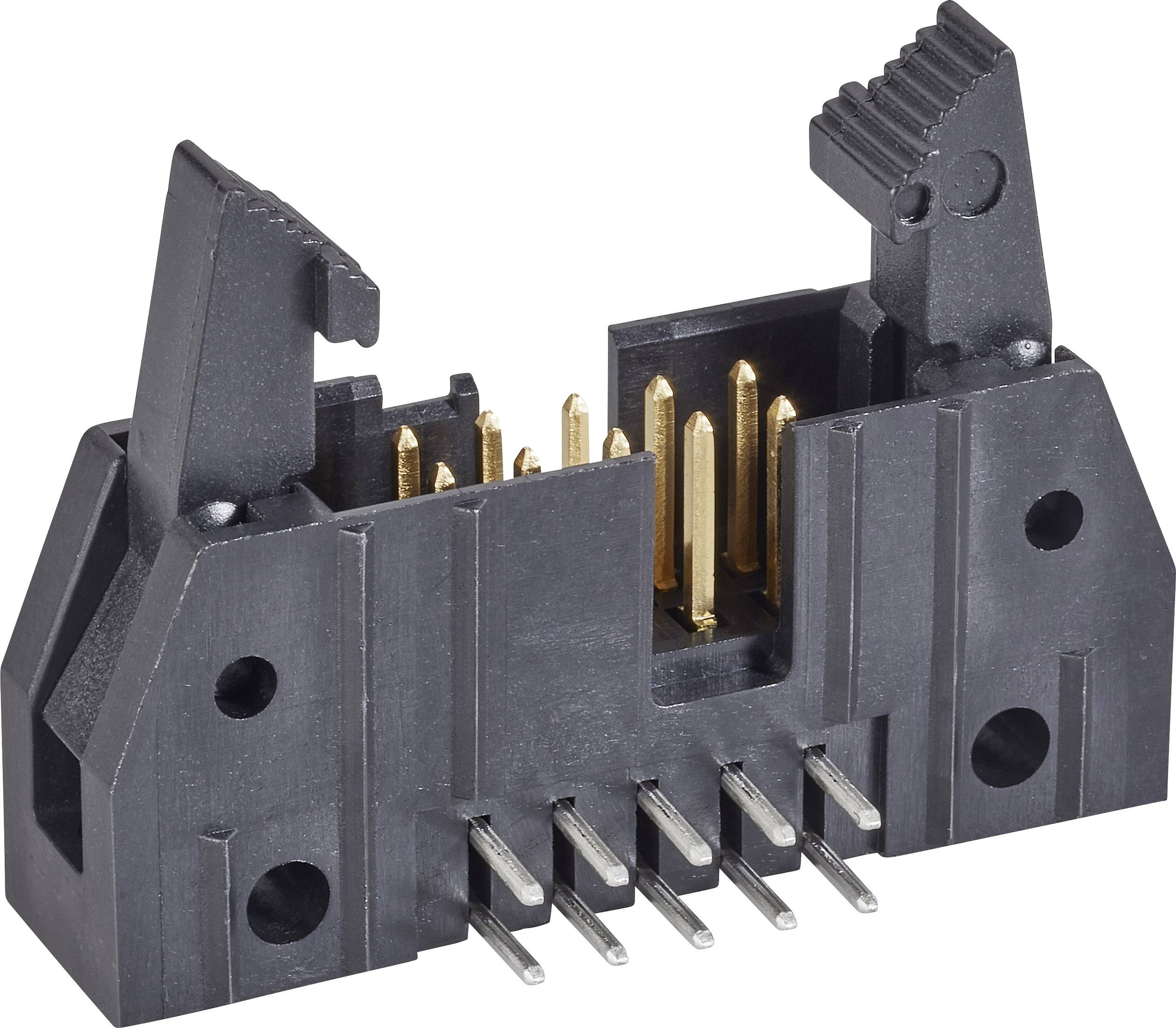 TE Connectivity 5499913-iftleiste mit Auswurfhebel kurz Rastermaß: 2.54 mm Polzahl Gesamt: 10 A