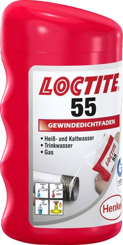 Loctite® 55 Gewindedichtfaden Herstellerfarbe Weiß 2056936 160m