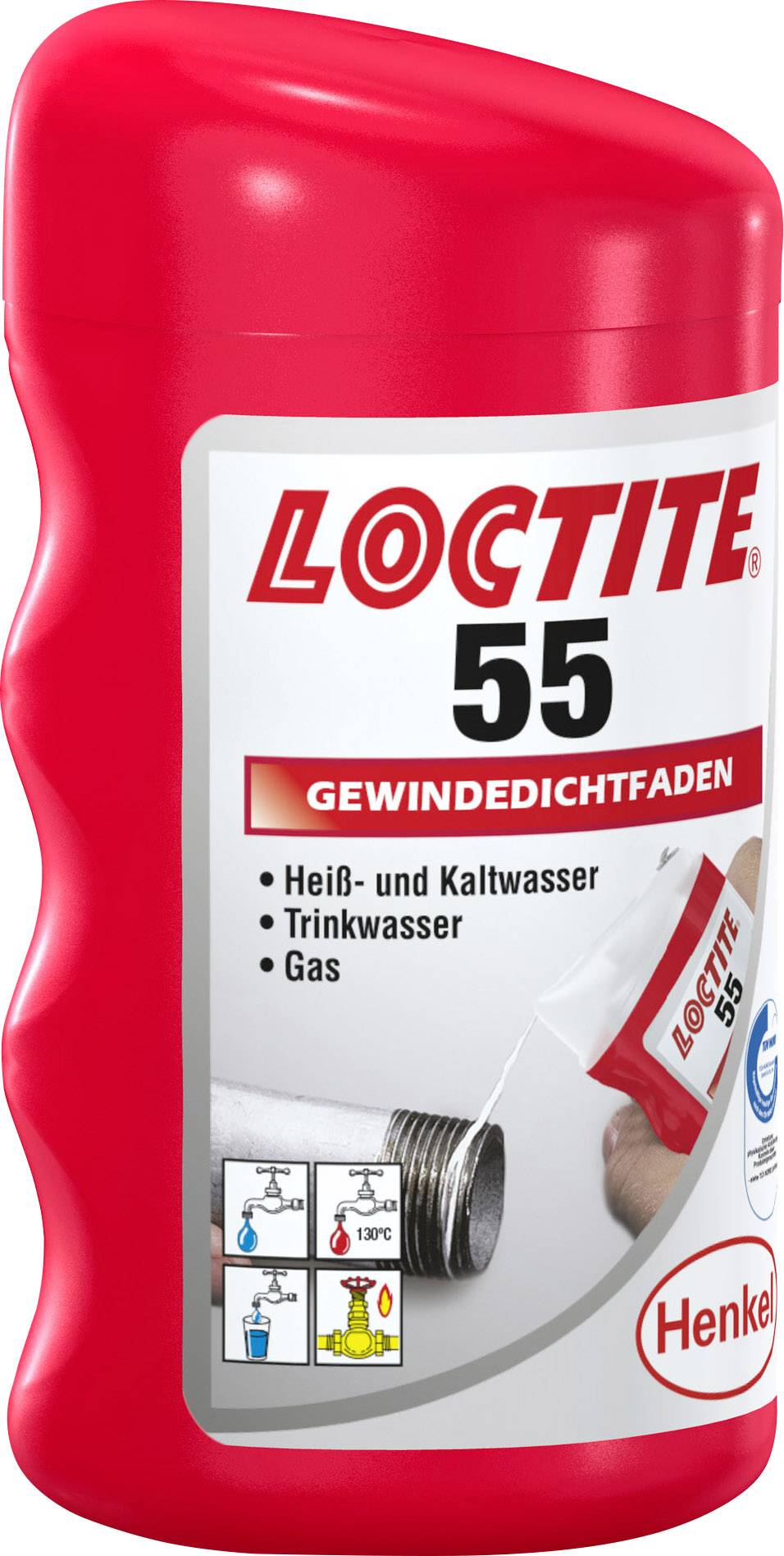 Loctite® 55 Gewindedichtfaden Herstellerfarbe Weiß 2056936 160 m