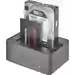 USB 3.2 Gen 1 (USB 3.0) SATA 2 Port Festplatten-Dockingstation mit Clone-Funktion, mit Erase-Funktion USB 3.2 Gen 1 (USB 3.0) SATA 2 Port Festplatten-Dockingstation mit Clone-Funktion, mit Erase-Funktion