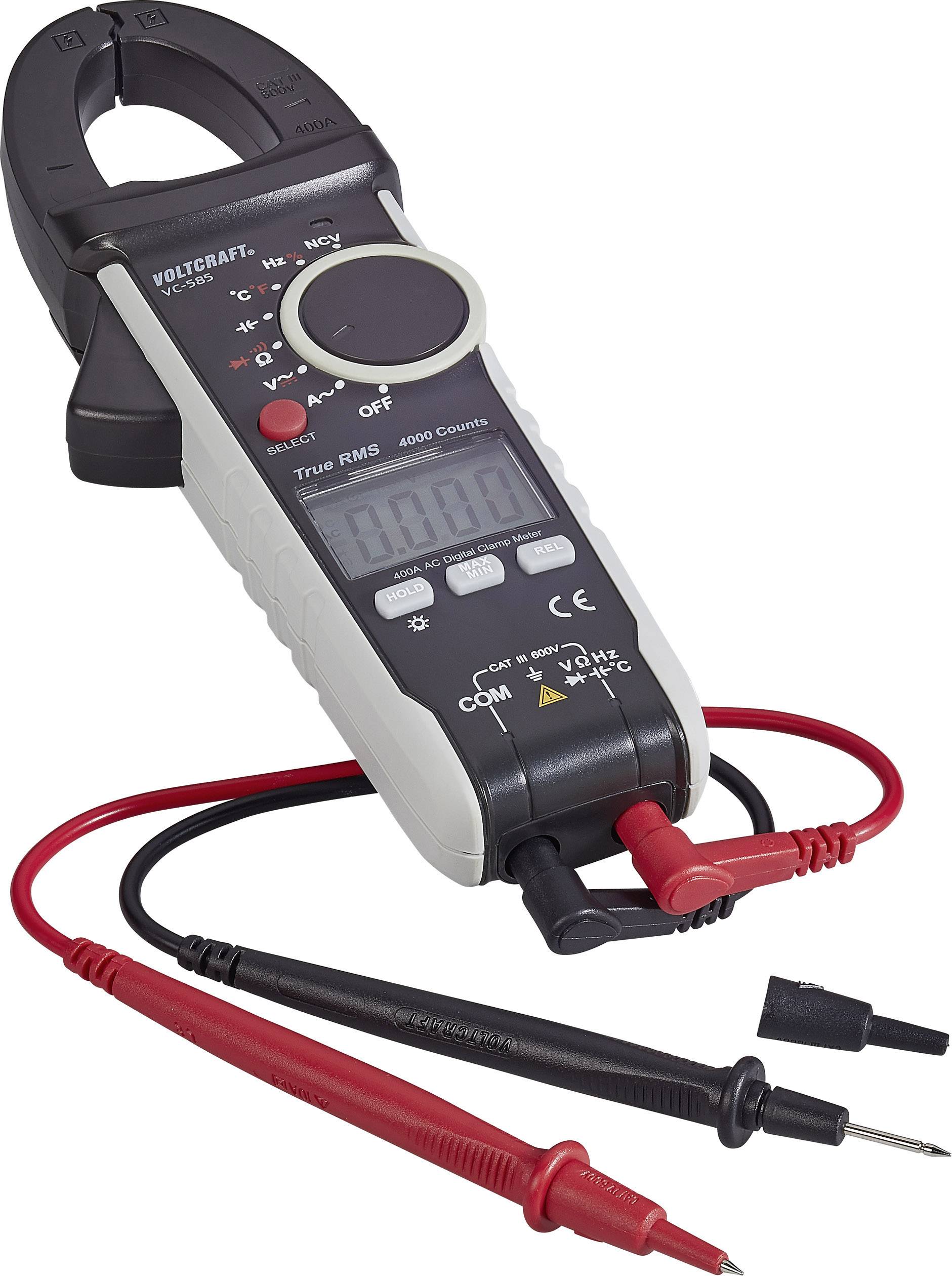 VOLTCRAFT VC272 Hand-Multimeter Kalibriert  ISO  Digital CAT III 600V Anzeige Counts 6000