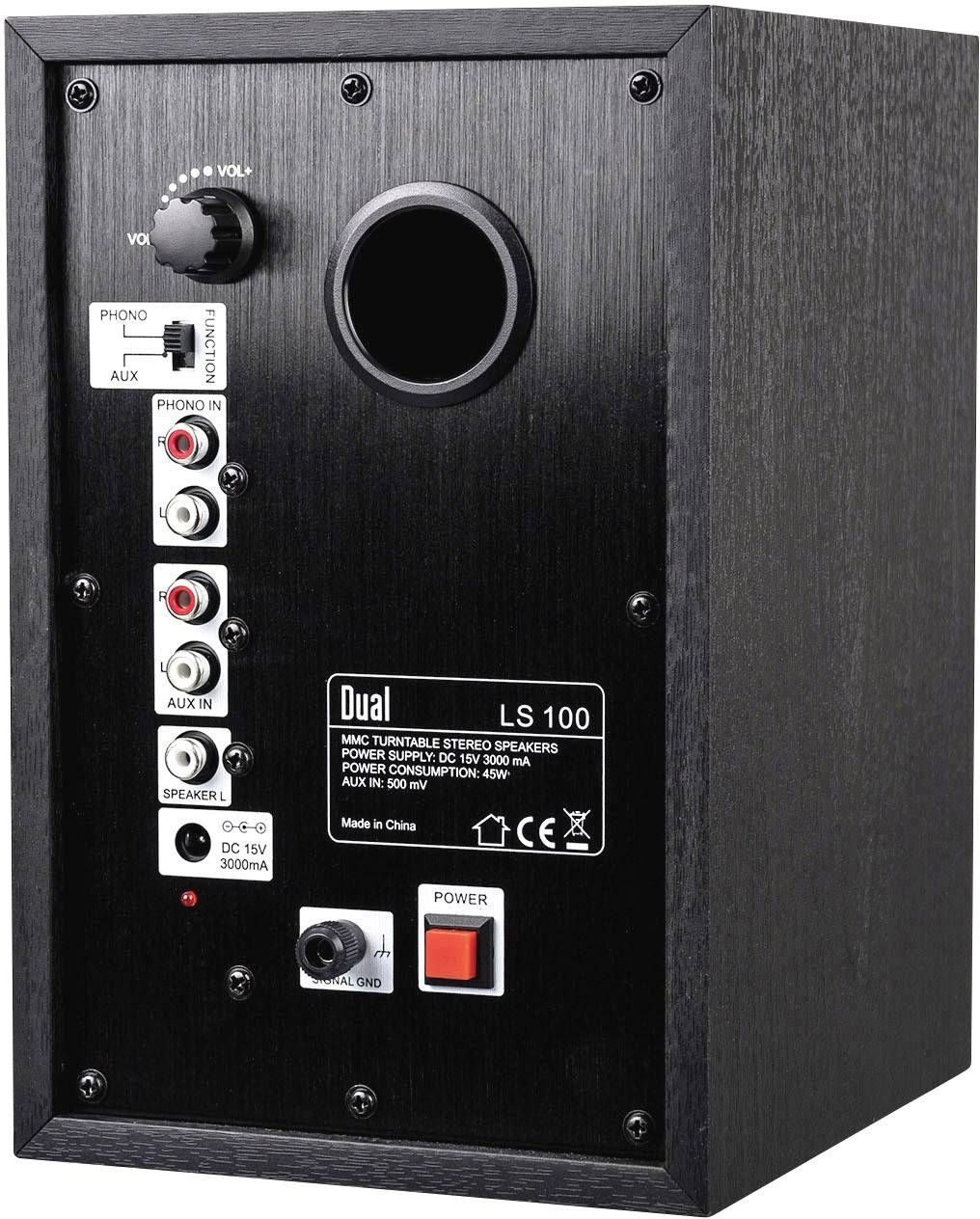 Dual LS 100 Aktiver Monitor-Lautsprecher 10.1 cm 4 Zoll 10 W 1 Paar