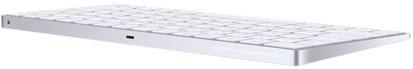 Apple Magic Keyboard Bluetooth® Tastatur Silber, Weiß Wiederaufladbar