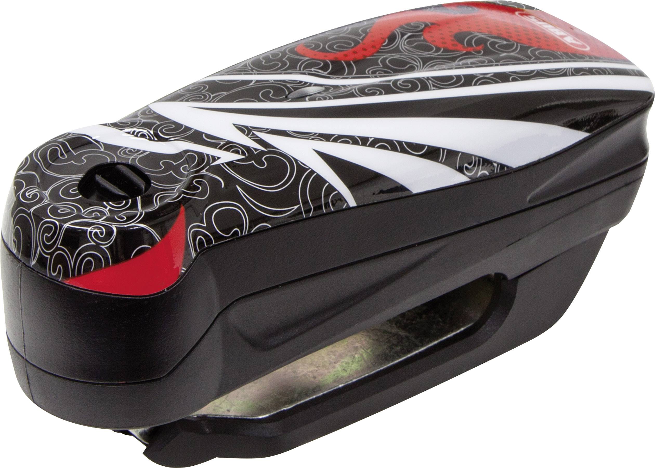 ABUS Detecto 7000 RS1 Bremsscheibenschloss Erschütterungssensor, Inkl. Alarm, Inkl. codierte (r) Wendeschlüssel, Automatisches Verdeck