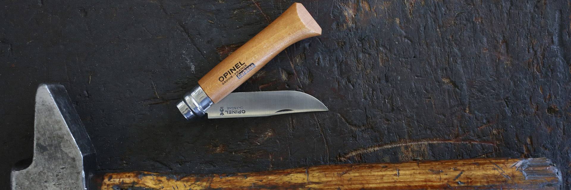 Opinel N°08 254008 Taschenmesser Holz, Chrom
