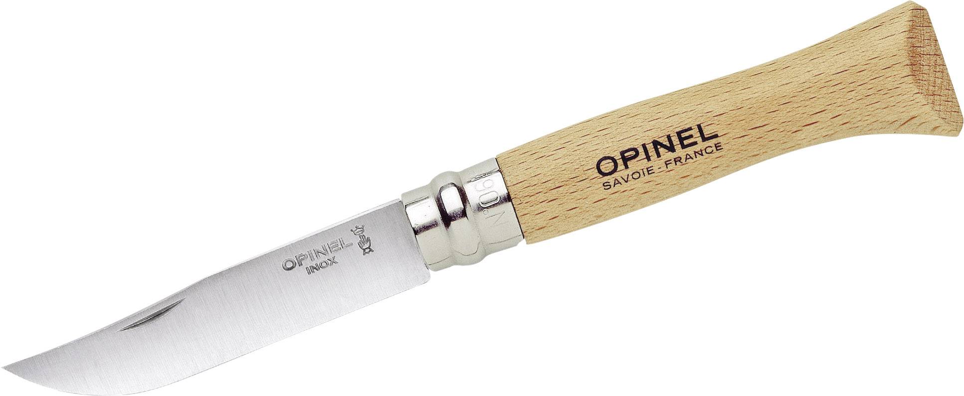 Opinel N°06 254060 Taschenmesser Holz, Chrom