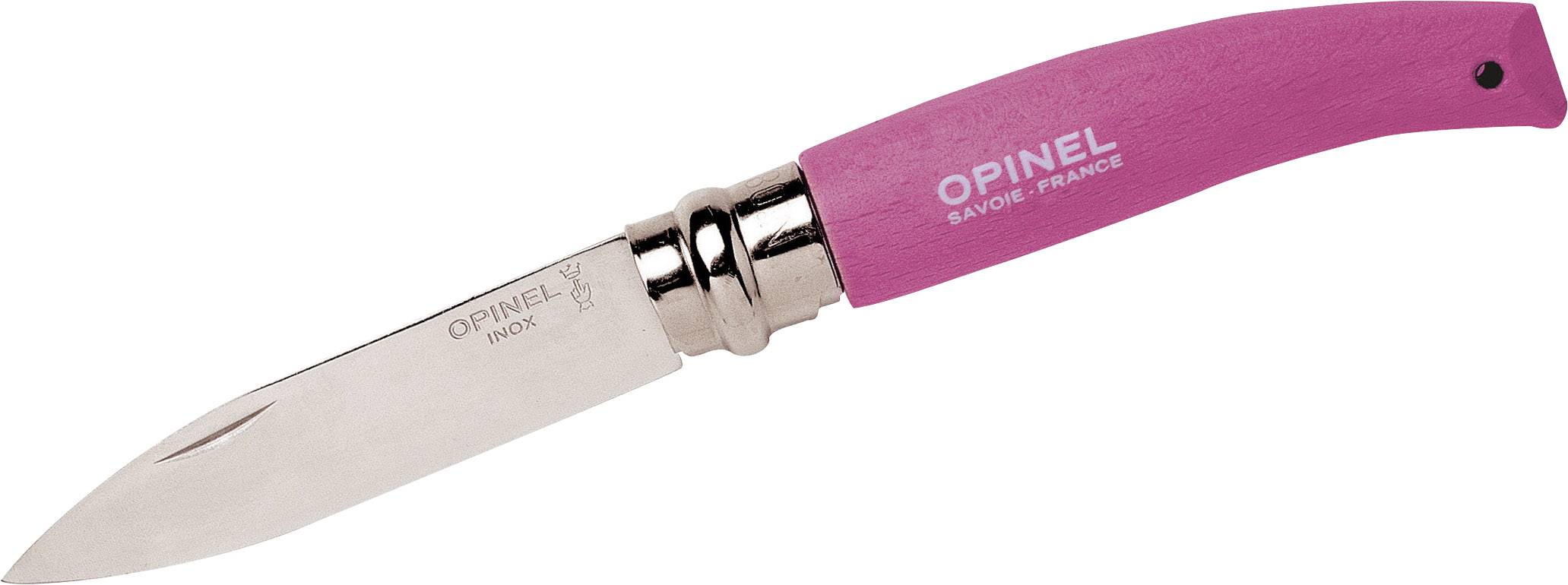 Opinel 254274 Gärtnermesser-Set mit Aufbewahrungsbox Grün, Rosa, Orange, Chrom