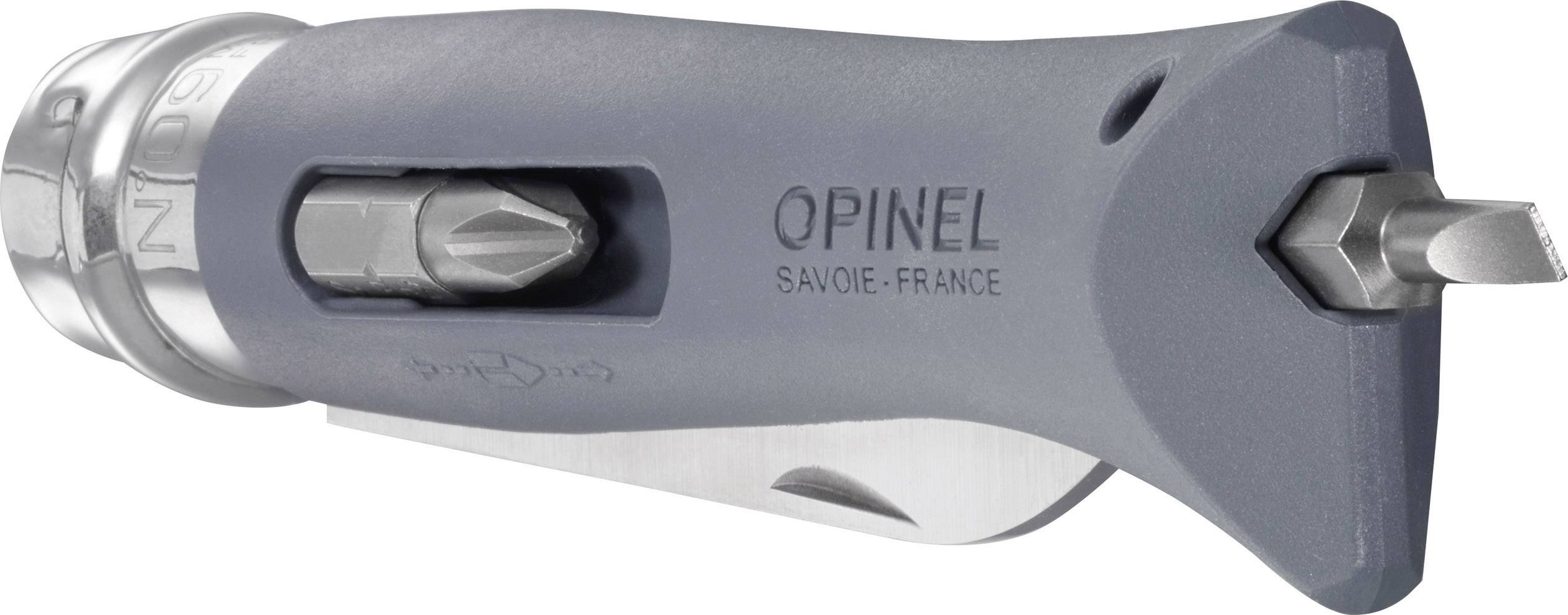 Opinel N°09 DIY 254327 Taschenmesser mit Bit-Set Grau