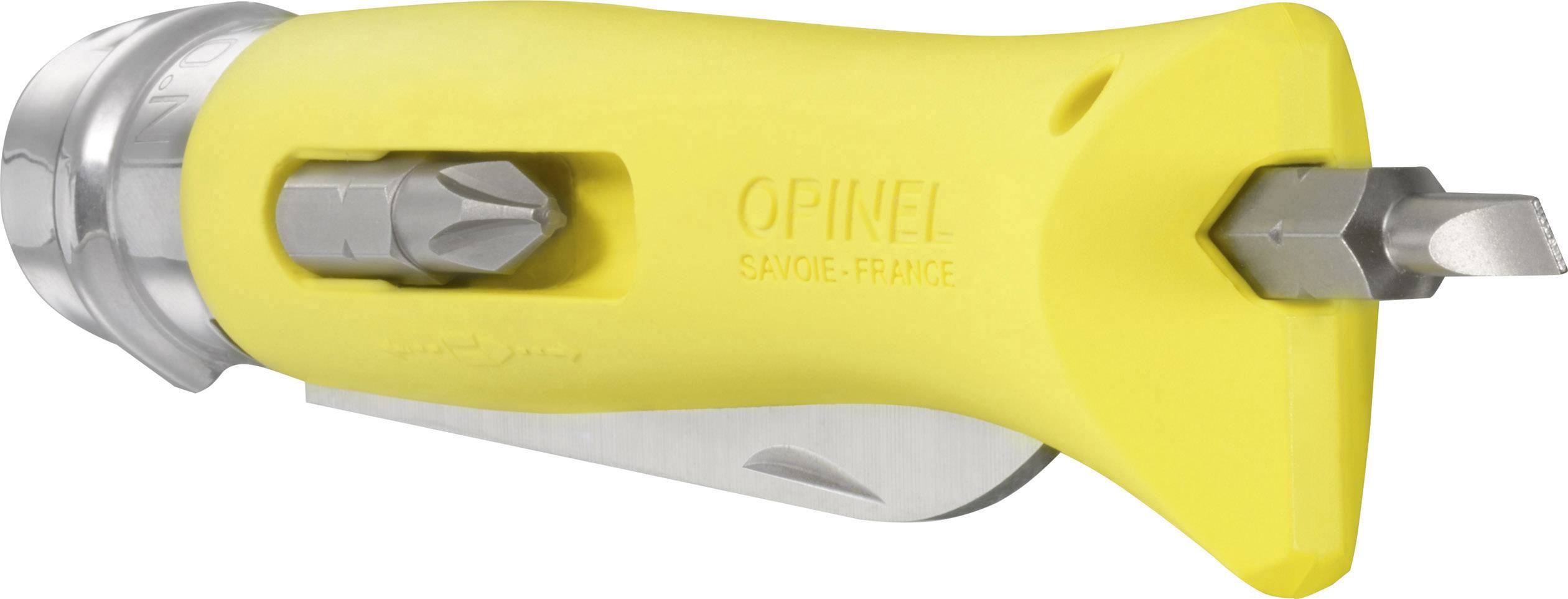 Opinel N°09 DIY 254328 Taschenmesser mit Bit-Set Gelb