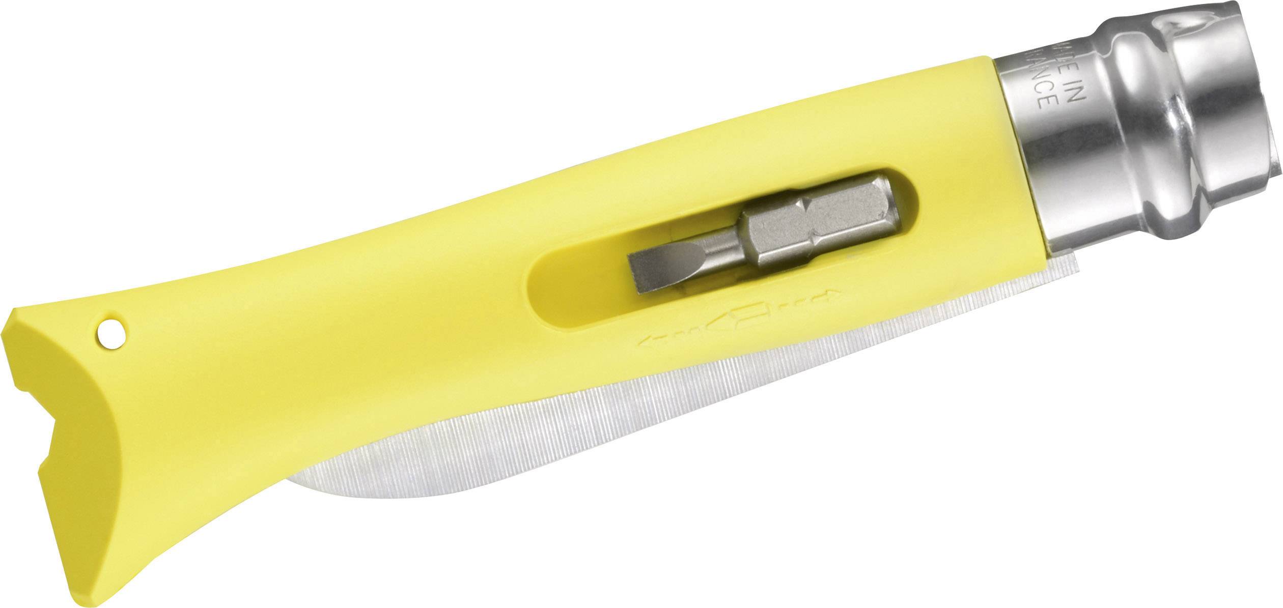 Opinel N°09 DIY 254328 Taschenmesser mit Bit-Set Gelb
