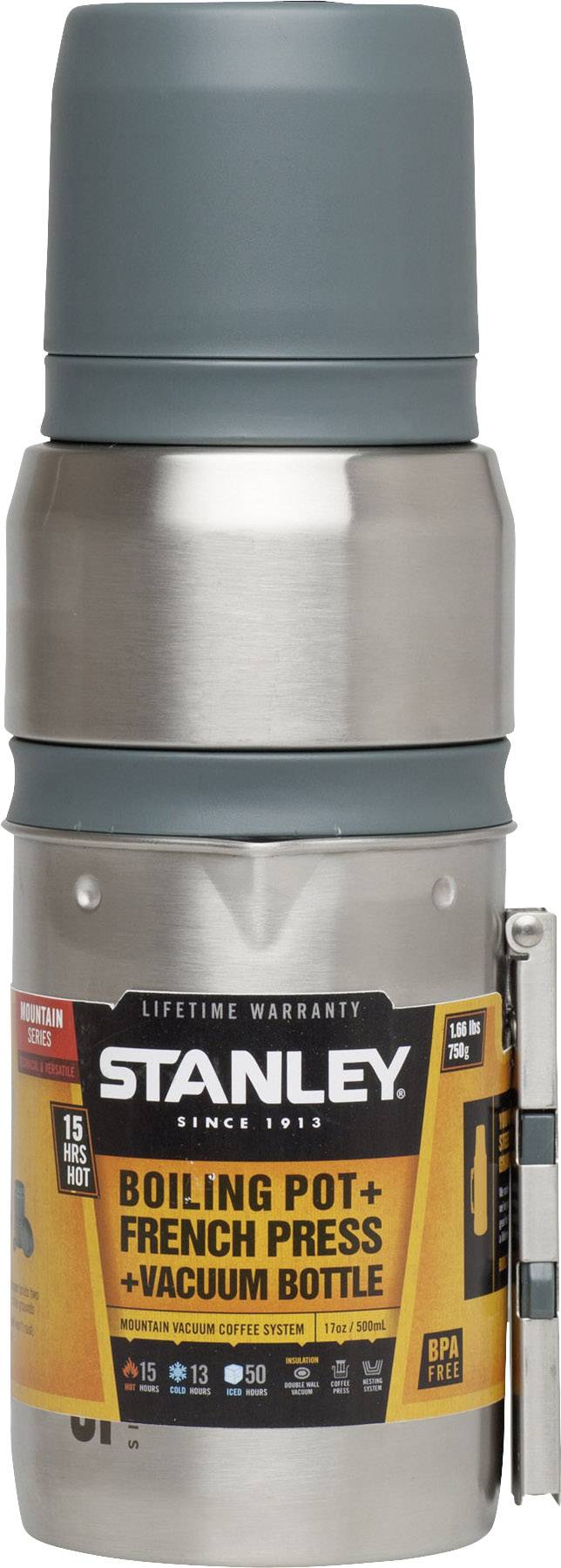 Stanley Camping Kochgeschirr 500ml Coffee-System 1 St. 10-01698-001 Edelstahl