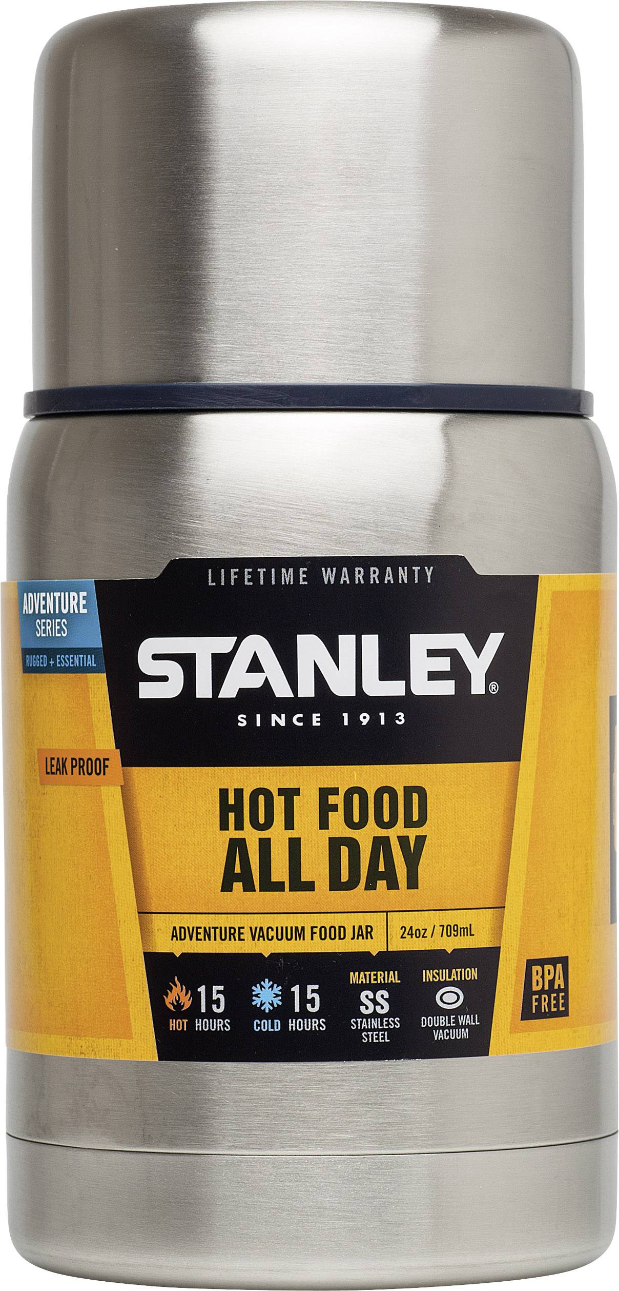 Stanley Camping Speisebehälter 710ml Food Jar 1 St. 10-01571-009 Edelstahl