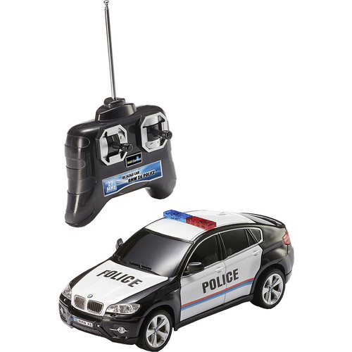 Voiture de tourisme électrique Revell Control BMW X6 Police brushed 27 MHz propulsion arrière prêt à fonctionner (RtR) 1:24