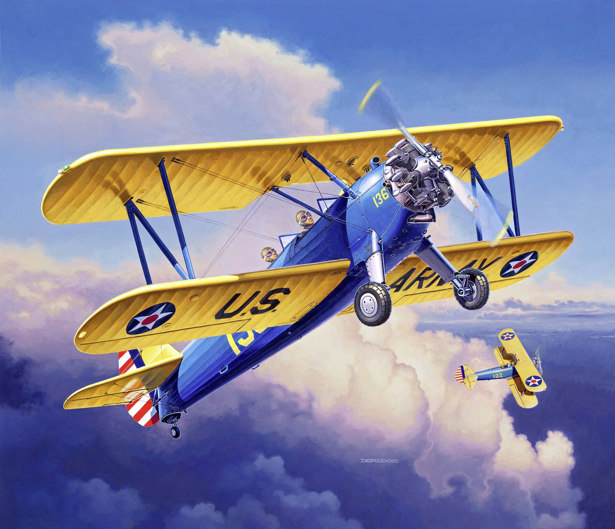 Revell 03957 Stearman PT-17 Kaydet 03957 Flugmodell Bausatz 1:48