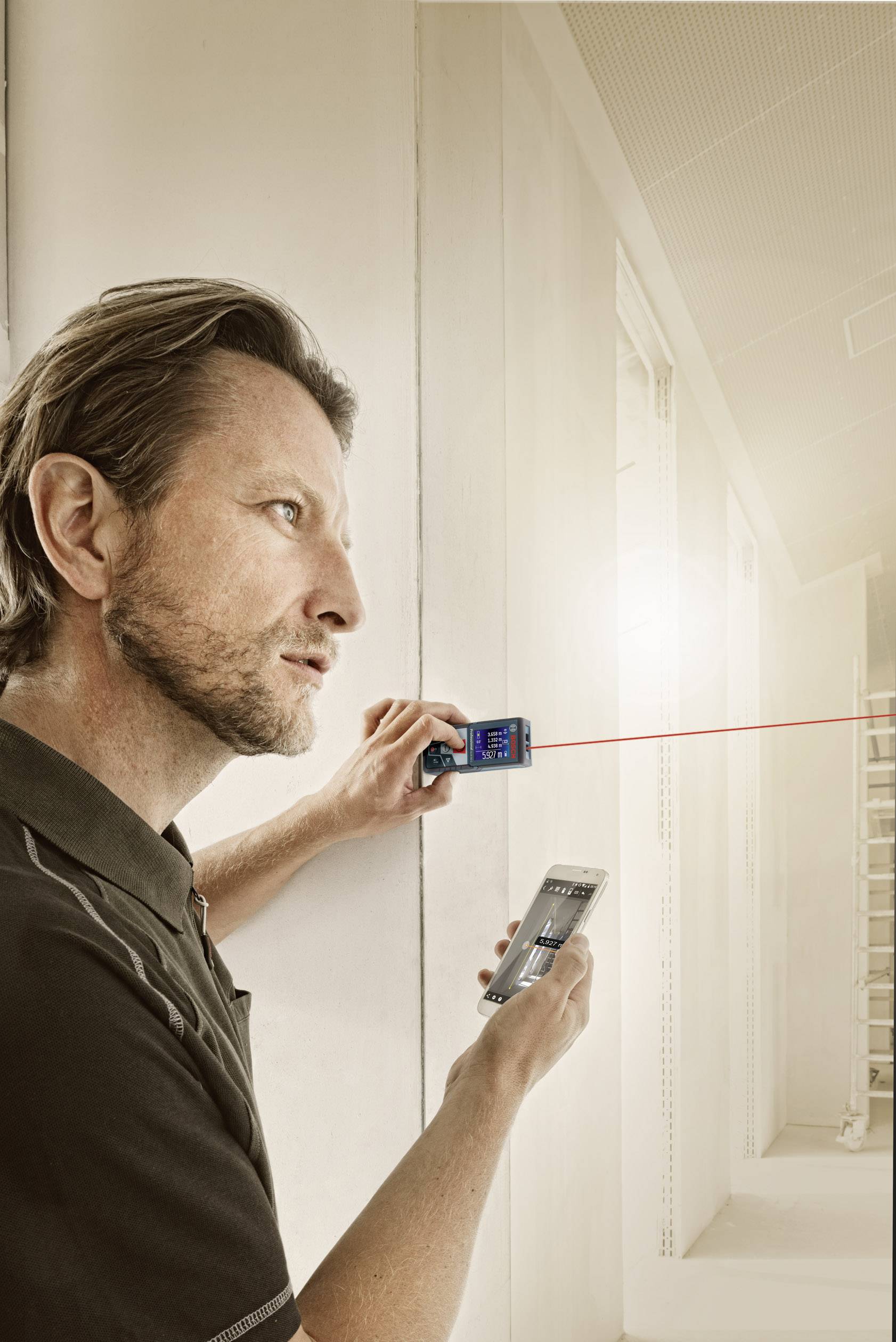 Bosch Professional GLM 50 C Laser-Entfernungsmesser Stativadapter 6.3 mm (1/4") 50 m