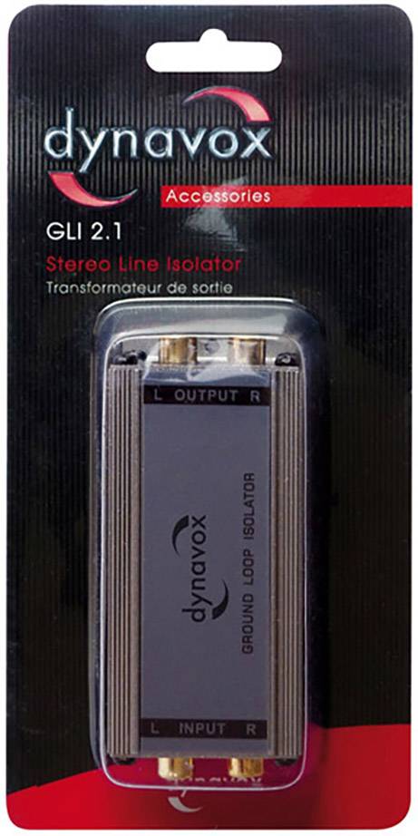 Dynavox GLI 2.1 Stereo Massetrennfilter / Line Isolator