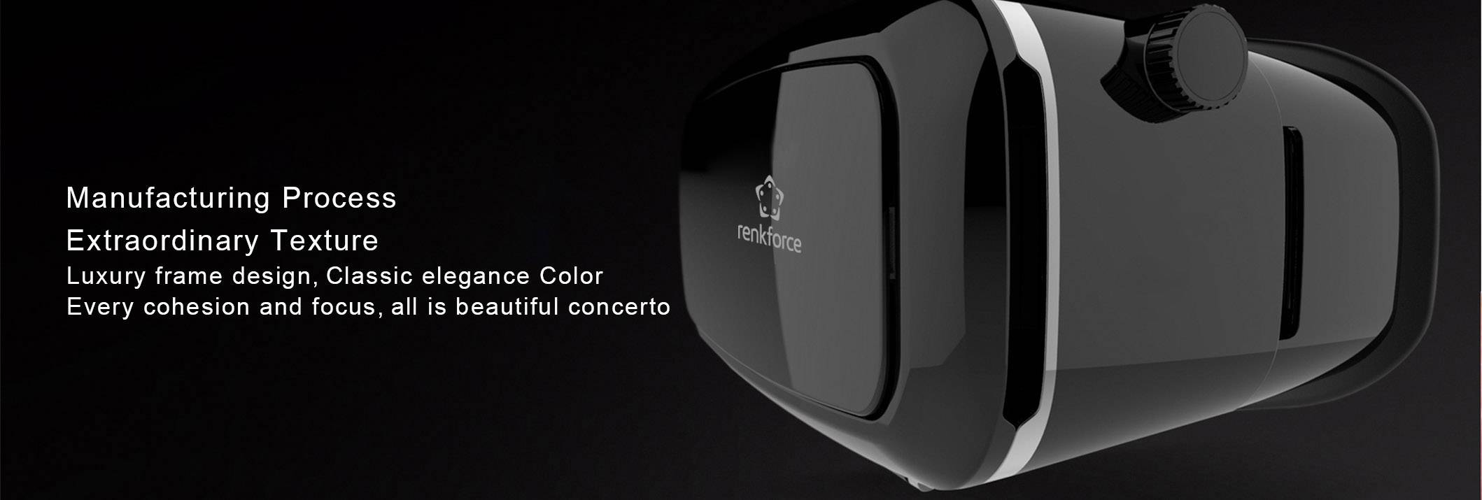 Renkforce RF-VR1 Schwarz Virtual Reality Brille