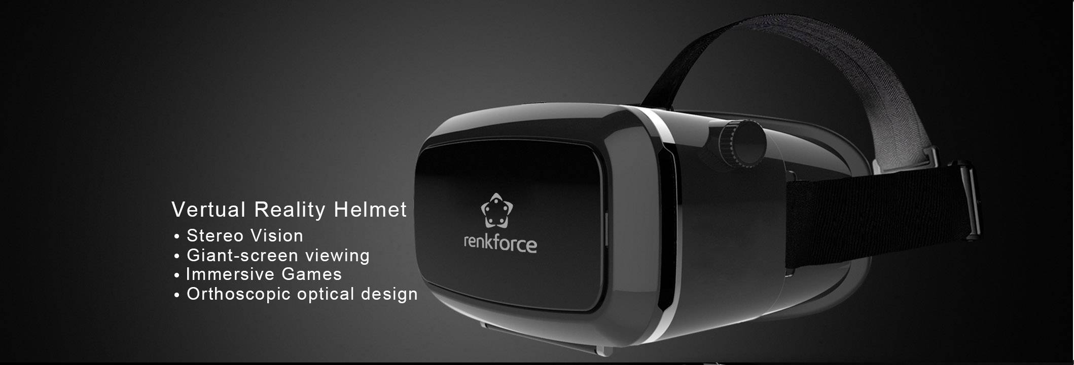 Renkforce RF-VR1 Schwarz Virtual Reality Brille