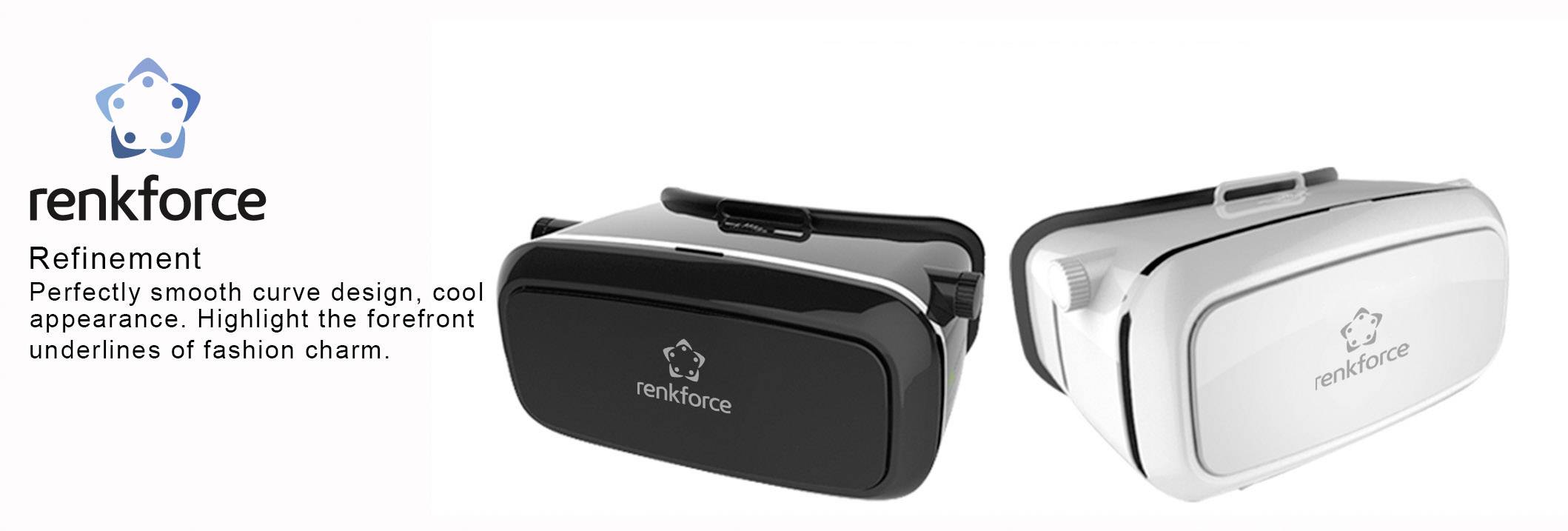 Renkforce RF-VR1 Schwarz Virtual Reality Brille
