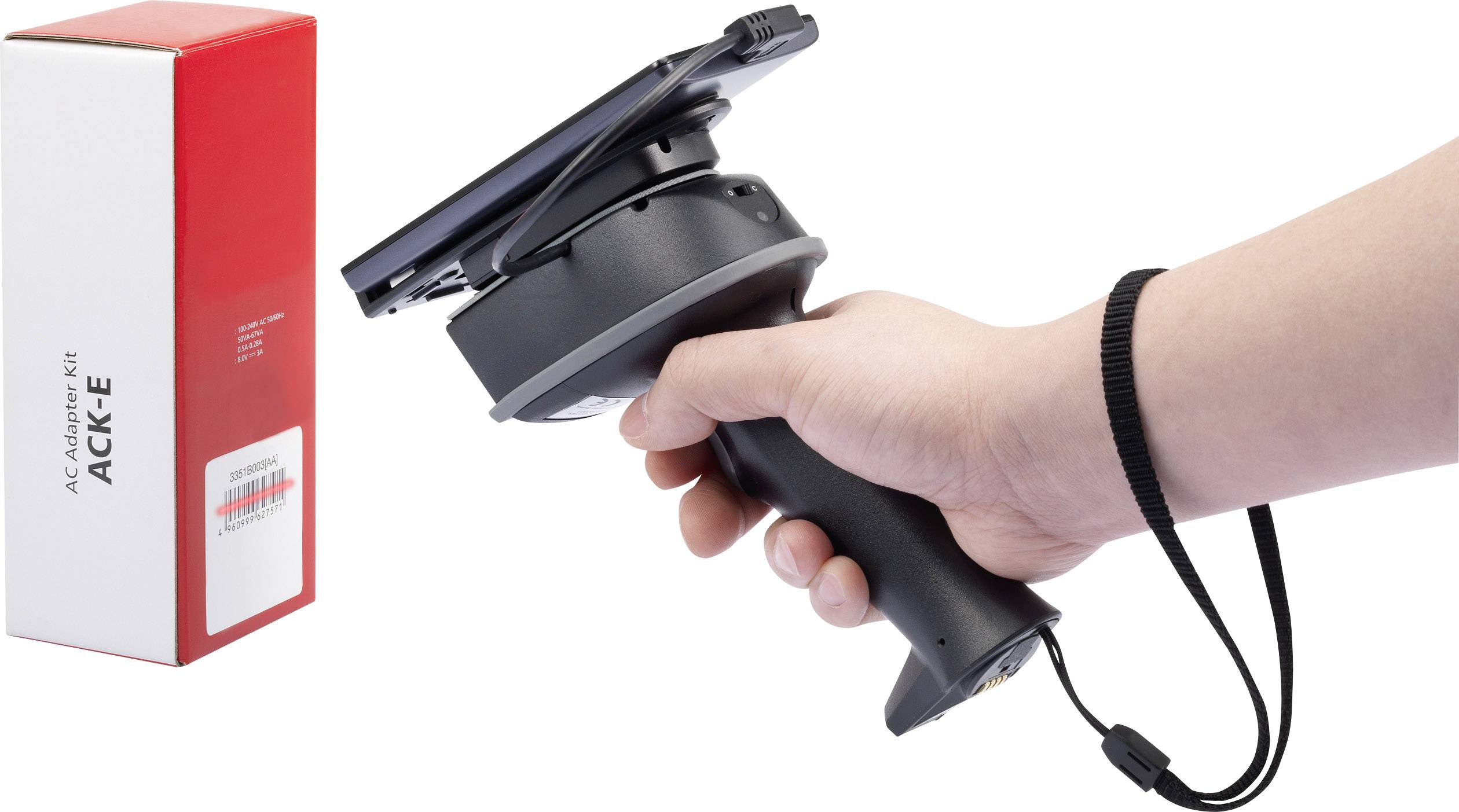 Renkforce RioScan iCR6307AS Barcode-Scanner Bluetooth® 1D CCD Schwarz Smartphone-Scanner Bluetooth®, Micro USB