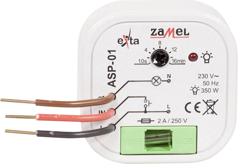Zamel ASP-01 Treppenlichtzeitschalter Einbau 230 V