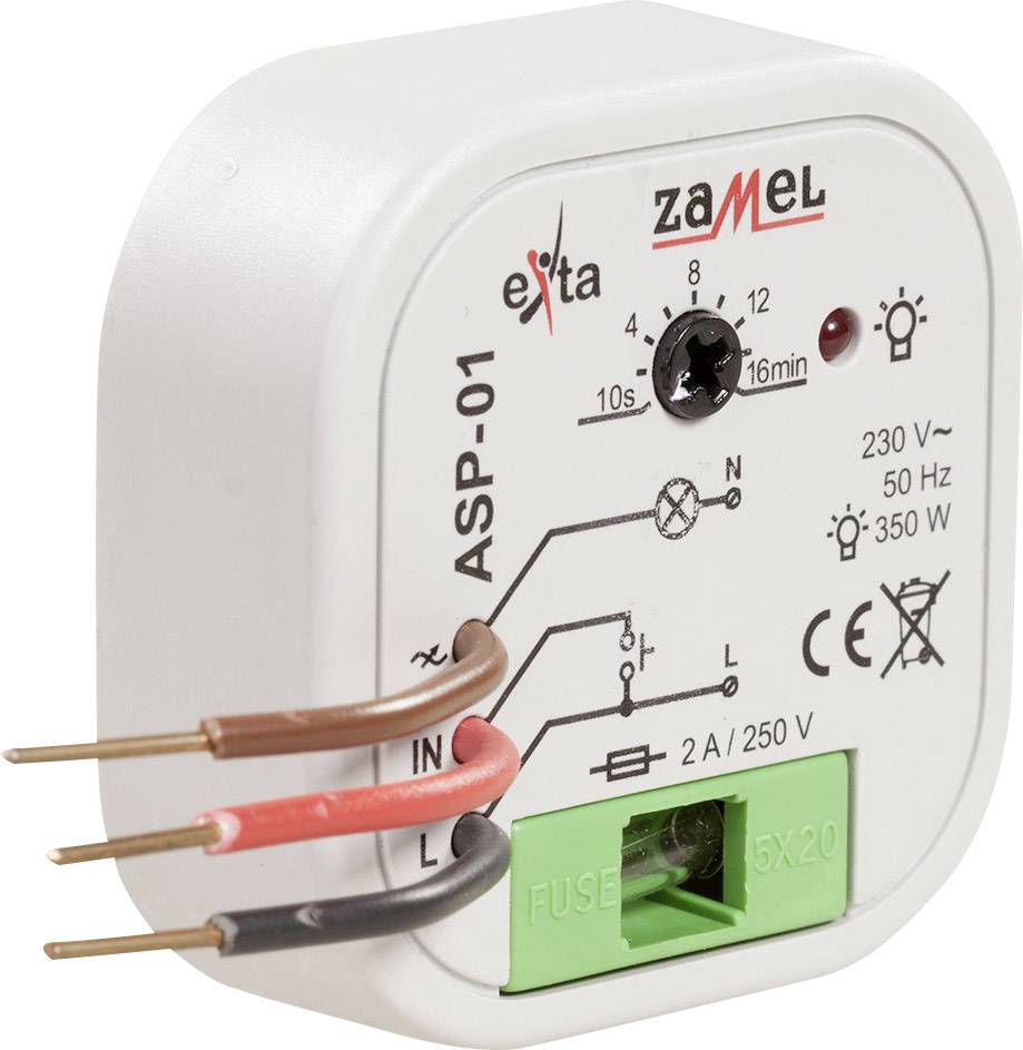 Zamel ASP-01 Treppenlichtzeitschalter Einbau 230V