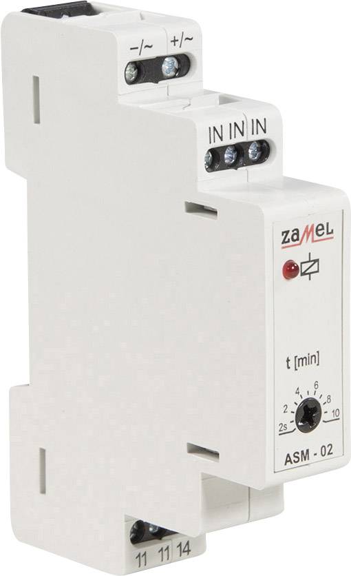 Zamel ASM-02/24V Treppenlichtzeitschalter Hutschiene 24 V