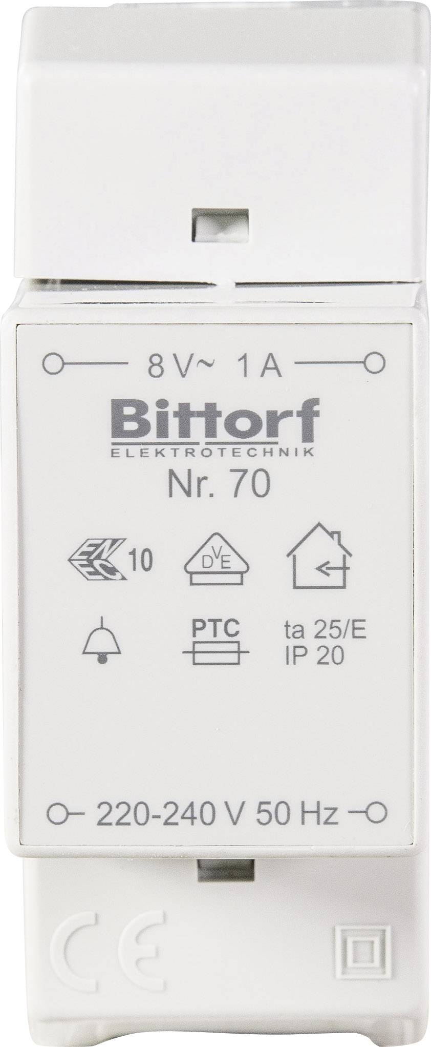 Bittorf 70 Klingel-Transformator 8 V/AC 1A