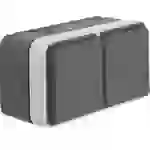 Berker Doppelsteckdose Aufputz W.1 Grau, Lichtgrau 47843515 1St. Berker Doppelsteckdose Aufputz W.1 Grau, Lichtgrau 47843515 1St.