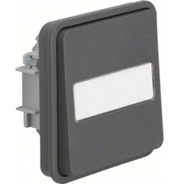 Berker Taster Aufputz W.1 Grau, Lichtgrau 50763555 1St. Berker Taster Aufputz W.1 Grau, Lichtgrau 50763555 1St.