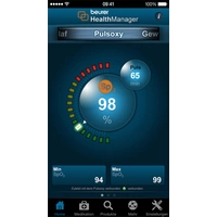 Beurer PO 60 Bluetooth® Pulsoximeter Blutsauerstoff-Messgerät Beurer PO 60 Bluetooth® Pulsoximeter Blutsauerstoff-Messgerät