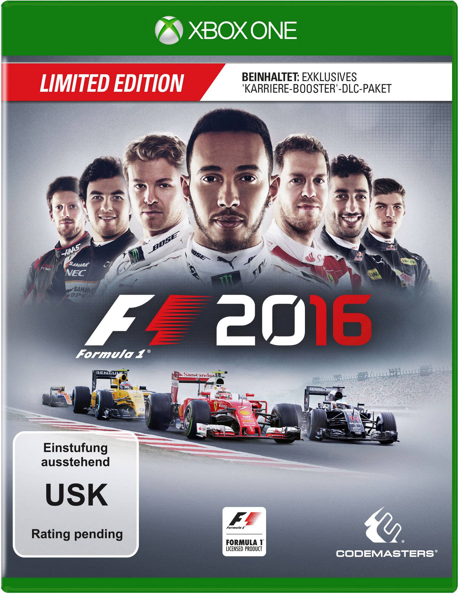 F1 2016 Limited Edition Xbox One USK: 0