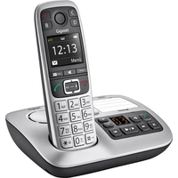 Gigaset E560A DECT/GAP Schnurloses Telefon analog Anrufbeantworter, Freisprechen, Optische Anrufsignalisierung Platin Gigaset E560A DECT/GAP Schnurloses Telefon analog Anrufbeantworter, Freisprechen, Optische Anrufsignalisierung Platin