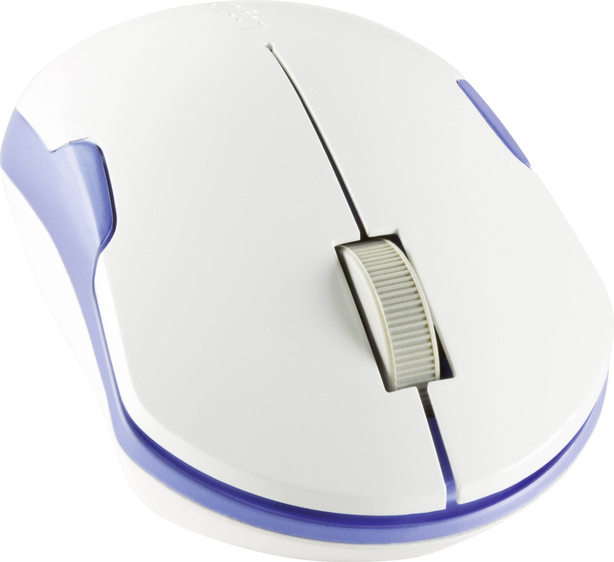LogiLink ID0130 Maus Funk Optisch Weiß, Blau 3 Tasten 1200 dpi