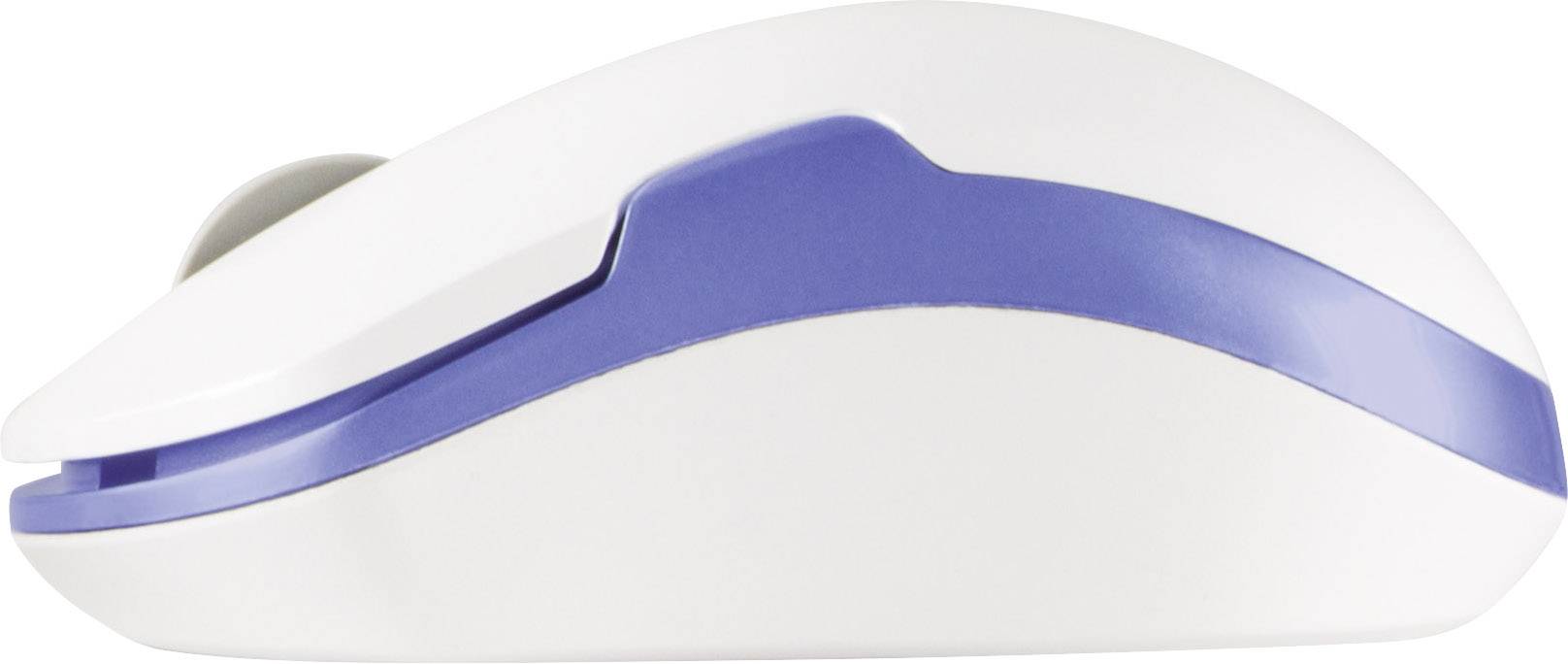 LogiLink ID0130 Maus Funk Optisch Weiß, Blau 3 Tasten 1200 dpi