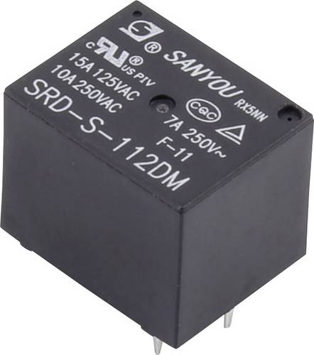 TRU COMPONENTS SRD-S-112DM Printrelais 12 V/DC 15 A 1 Schließer
