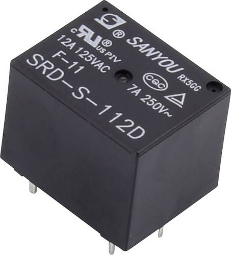 TRU COMPONENTS SRD-S-112D Printrelais 12 V/DC 12 A 1 Wechsler