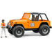 Bruder Jeep Cross Country Racer orange mit Rennfahrer